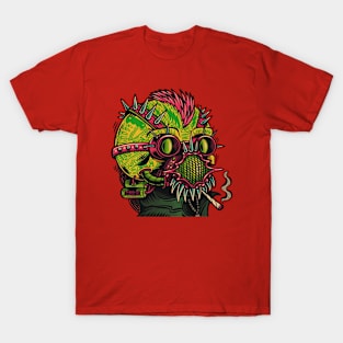 skull punk art T-Shirt